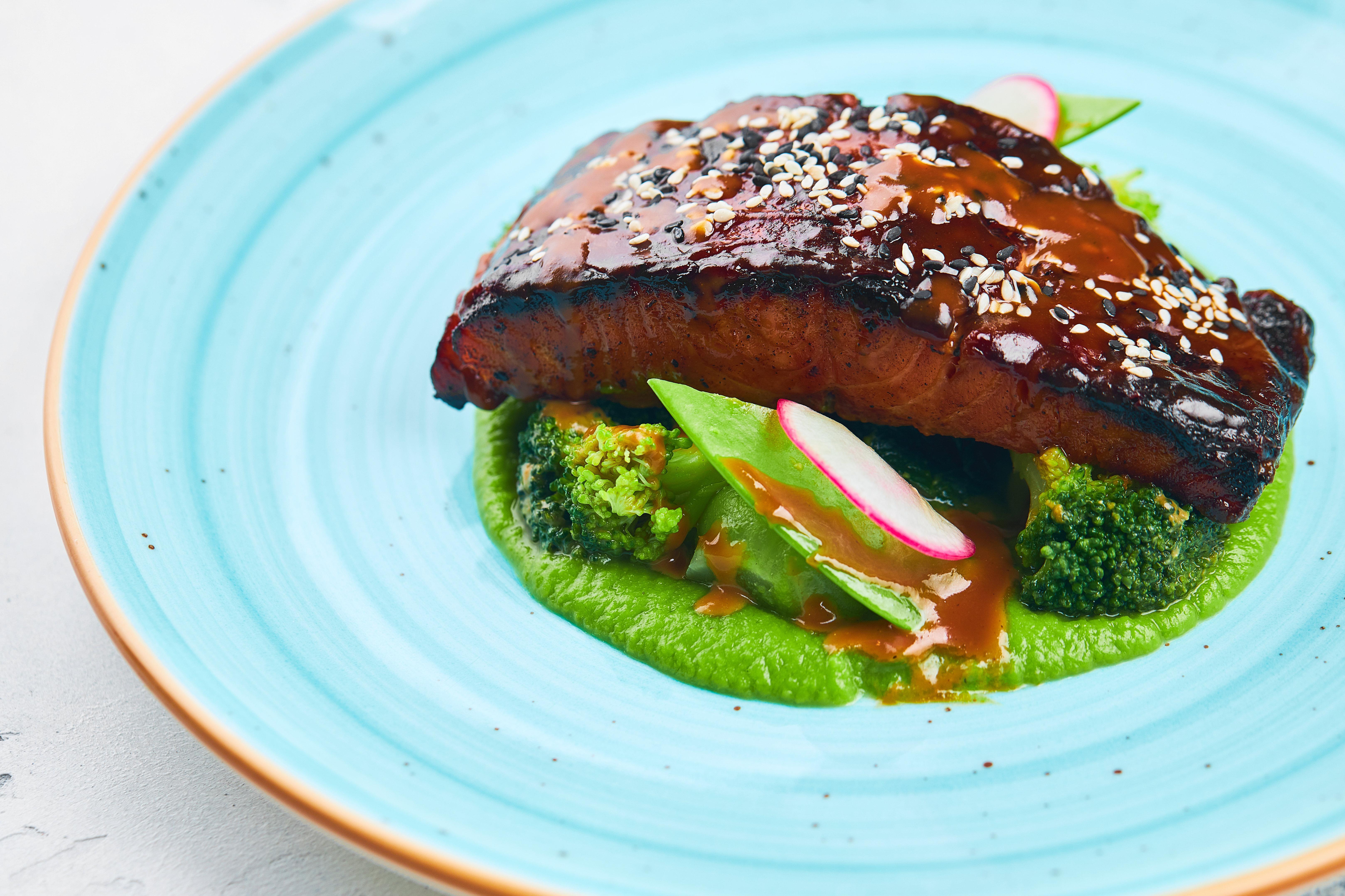 Intercontinental Dubai Marina By Ihg Hotel Ngoại thất bức ảnh Salmon teriyaki