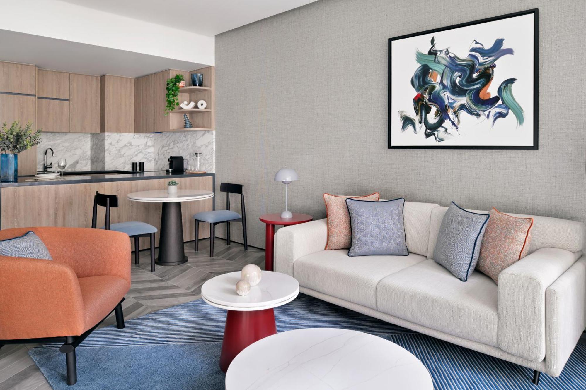 Intercontinental Dubai Marina By Ihg Hotel Ngoại thất bức ảnh The interior of a typical apartment
